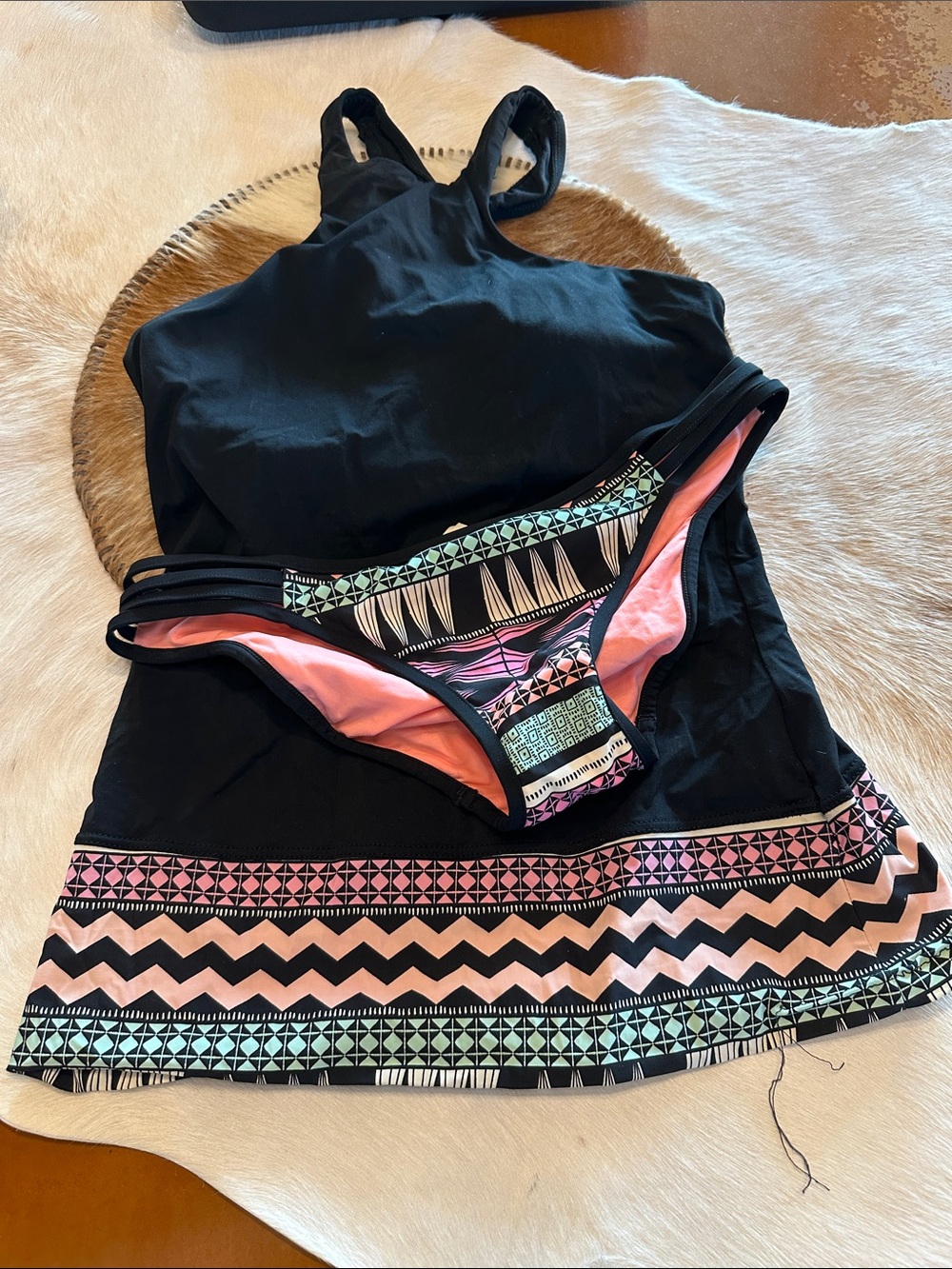 Seafolly tankini sport high neck swim set